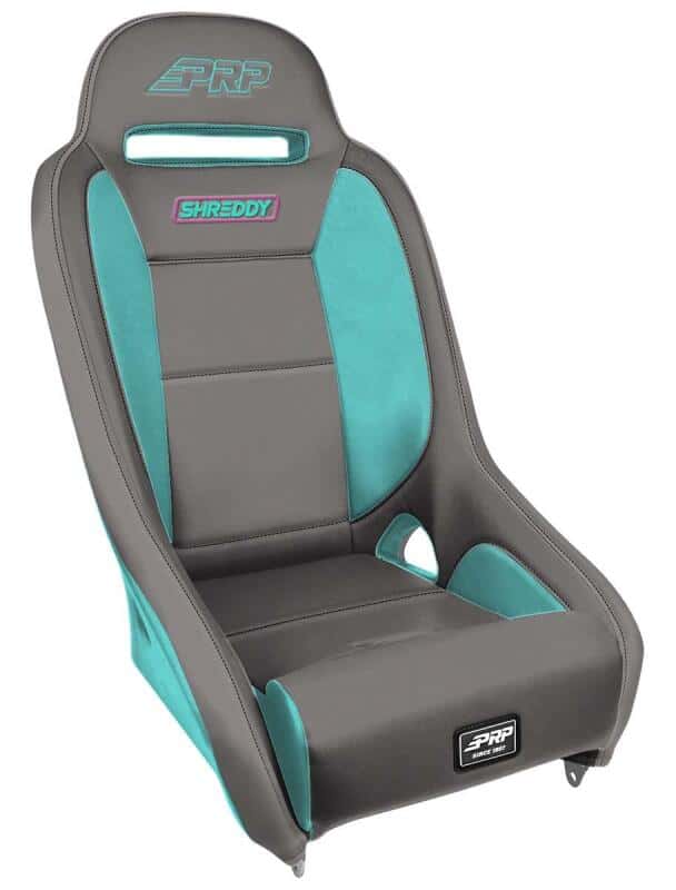 PRP Seats — PRP Shreddy Comp Elite Suspension Seat - Grey/Teal - view 1