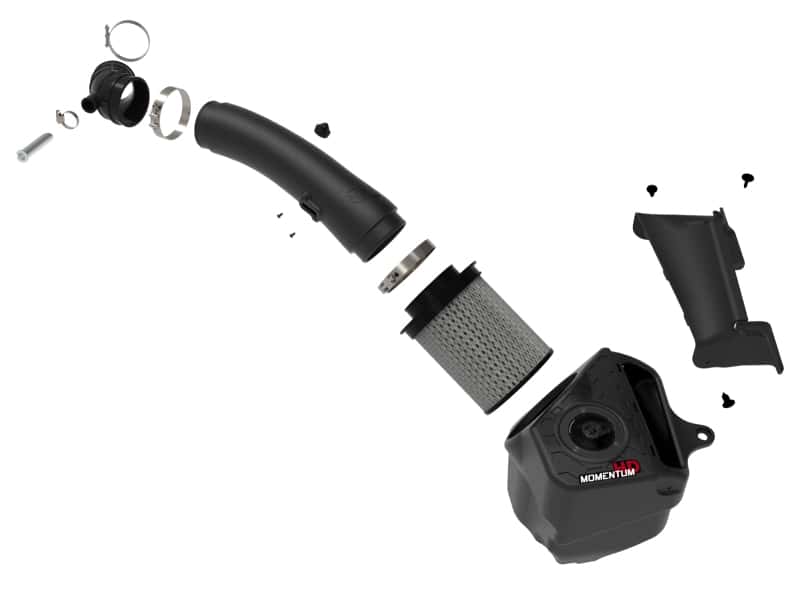aFe — aFe 20-21 Jeep Wrangler (JL) V6-3.0L (td) Momentum HD Cold Air Intake System w/ Pro Dry S Media
Momentum HD Intake - view 2