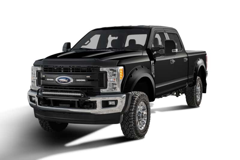 Bushwacker — Bushwacker 17-20 Ford F-250 Super Duty / F-350 Super Duty Pocket Style Flares 4pc - Agate Black Met
FF Pocket 4Pc Color
Fender Flare - view 3