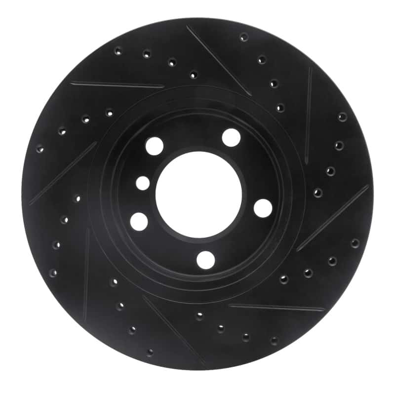 R1 Concepts — R1 11-16 Mini Cooper Paceman Front Left Drilled & Slotted Black Brake Rotor
R1 Brake Rotor Drill - view 5