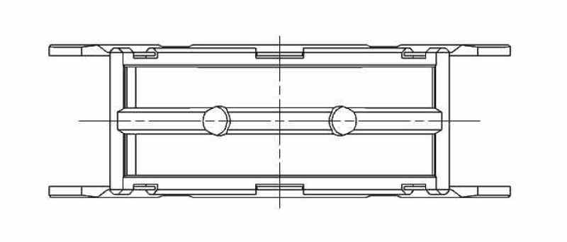 ACL — ACL Ford 2.0L/2.3L DOHC Duratec Race Series Main Bearing Set - view 5
