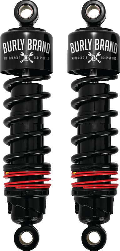 Burly Brand — Burly Brand FLH Slammer Shocks - Black - view 1
