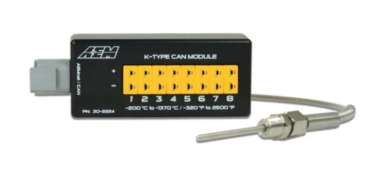 AEM — AEM 8 Channel K-Type Thermocouple EGT CAN Module
8 Channel CAN EGT - view 7