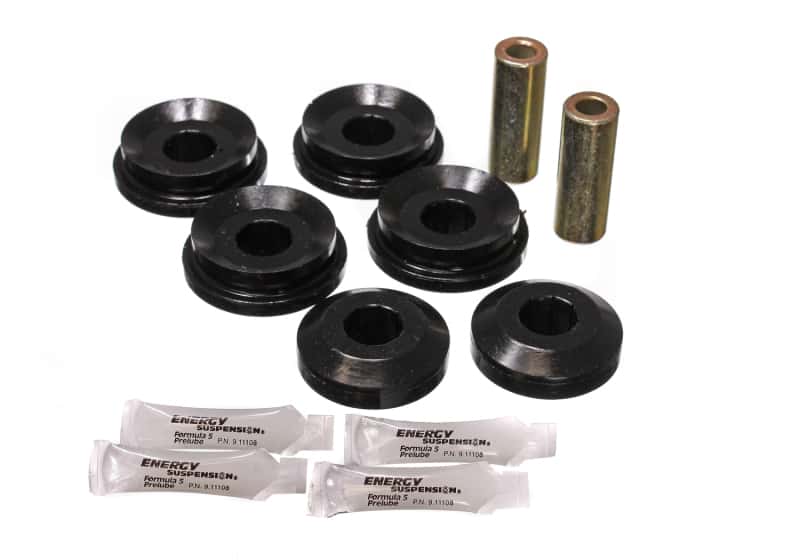 Energy Suspension — Energy Suspension 95-98 Nissan 240SX (S14) / 89-94 240SX (S13) / 90-96 300ZX Black Front Strut Rod B
SuspStrtRodBshngKit - view 3