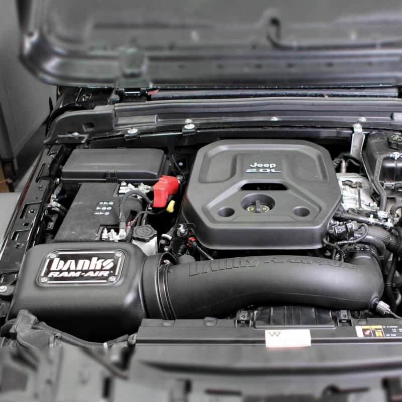 Banks Power — Banks Power 18-21 Jeep 2.0L Turbo Wrangler (JL) Dry Filter Ram-Air Intake System
Banks Ram-Air - view 6