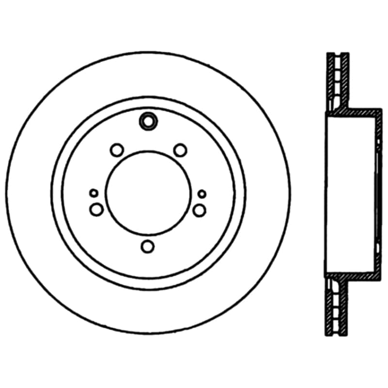 Stoptech — Stoptech 03-06 Evo 8 & 9 Rear Premium High Carbon CRYO-STOP Rotor
Disc Brake Rotor
Cryostop Rotor - view 4