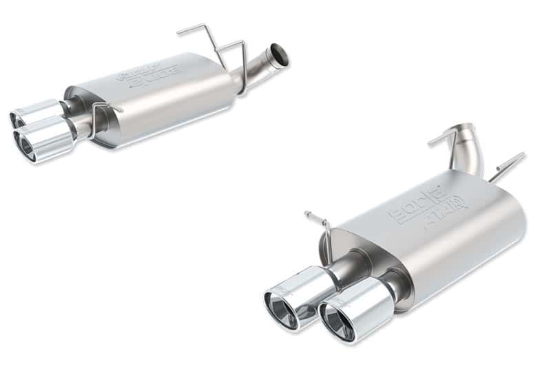 Borla — Borla 13-14 Mustang Shelby GT500 GT 5.8L V8 RWD Dual Split Rear Exit ATAK Exhaust Rear Section Only
Axle-Back System
ExhstSysKt - view 2