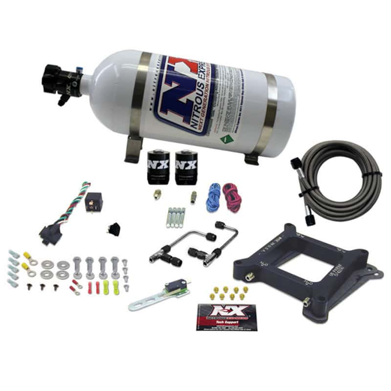 Nitrous Express — Nitrous Express 4150 Gemini Pro-Power Alcohol Nitrous Kit (100-500HP) w/10lb Bottle
Injection System Kit
N2OSys - view 2