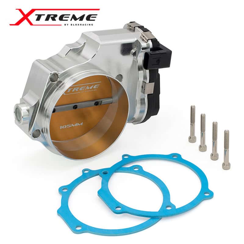 BLOX Racing — BLOX Racing 2015+ Dodge Hellcat / Jeep Trackhawk 6.2L 105mm Electronic Billet Throttle Body - Silver - view 5