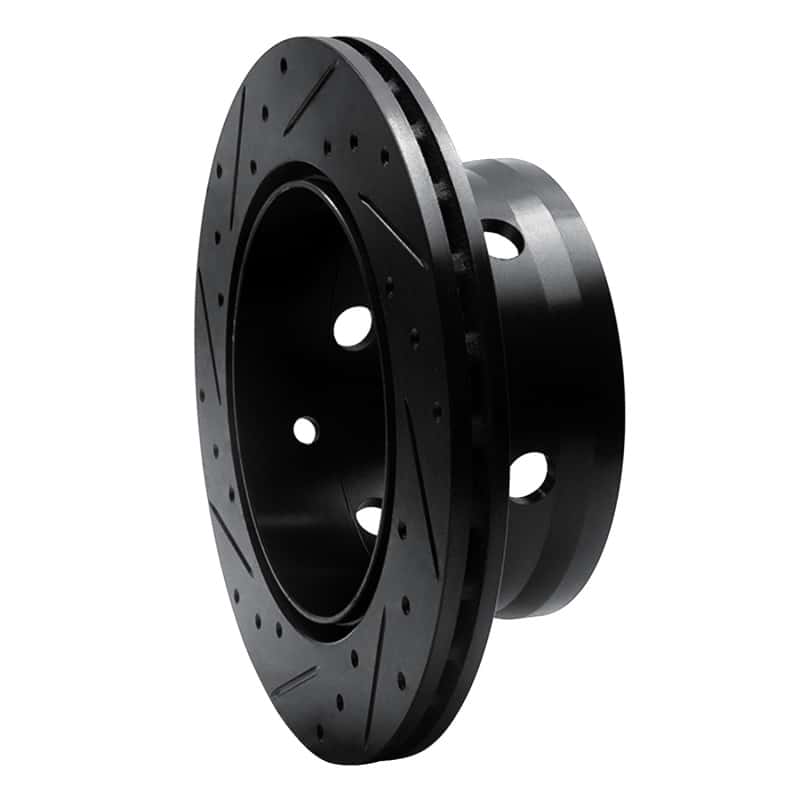 R1 Concepts — R1 02-06 Dodge Sprinter 3500 Rear Right Drilled & Slotted Black Brake Rotor
R1 Brake Rotor Drill - view 4