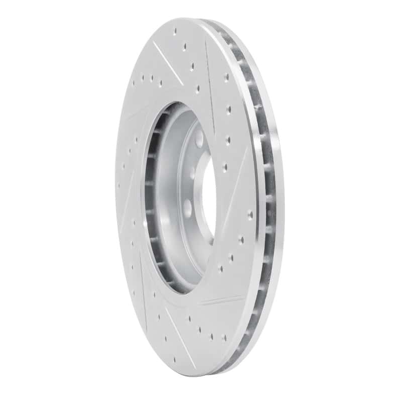 R1 Concepts — R1 11-16 Mini Cooper Countryman Front Left Drilled & Slotted Silver Brake Rotor
R1 Brake Rotor Drill - view 4