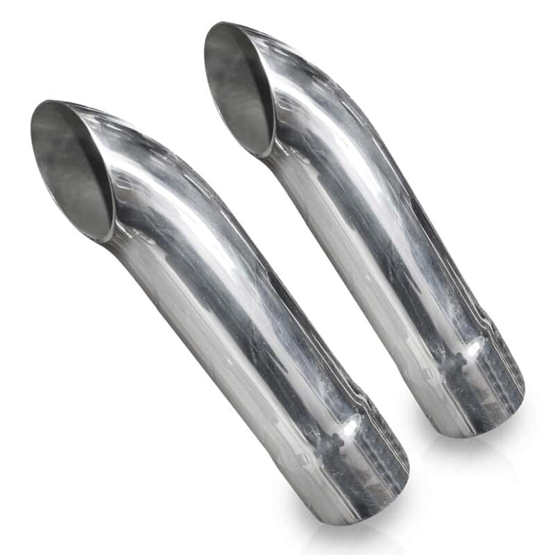 Stainless Works — Stainless Works Short Turn Down Tips- 2 1/4in ID Inlet 2 1/4in Body - view 2