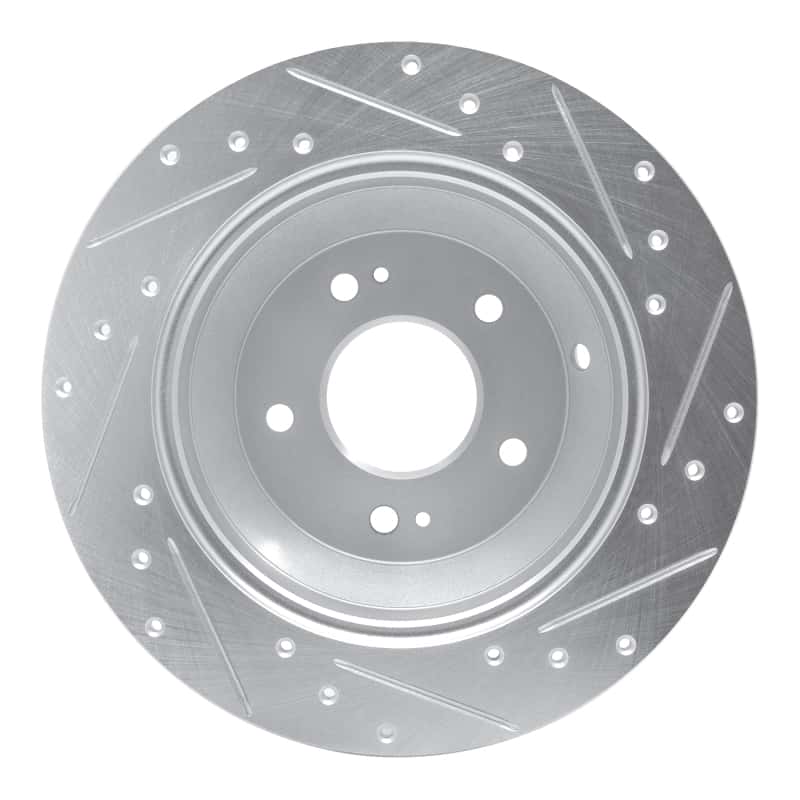 R1 Concepts — R1 15-20 Kia SORENTO Rear Left Drilled & Slotted Silver Brake Rotor
R1 Brake Rotor Drill - view 5