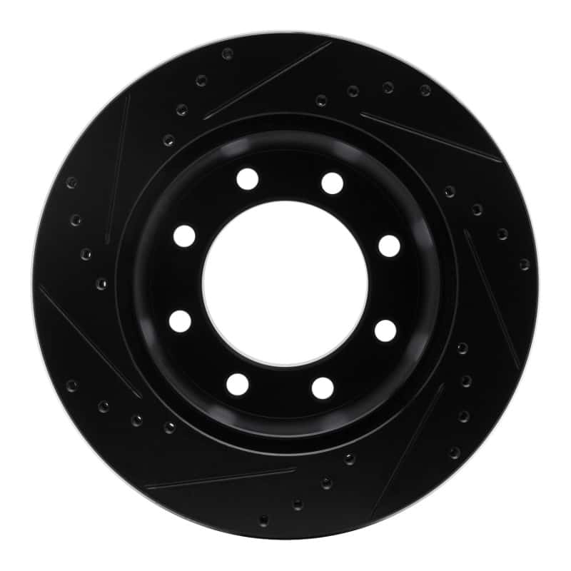 R1 Concepts — R1 05-12 Ford F-350 Super Duty 4WD Rear Right Drilled & Slotted Black Brake Rotor
R1 Brake Rotor Drill - view 5