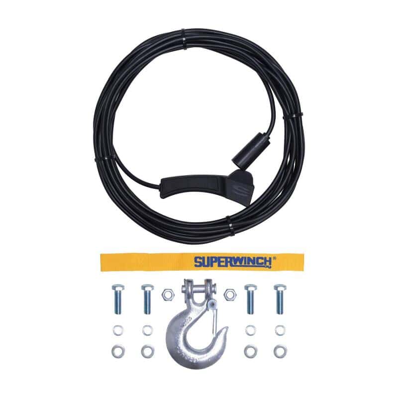 Superwinch — Superwinch 5500 LBS 12V DC 1/4in x 60ft Synthetic Rope S5500 Winch
Winch - view 26