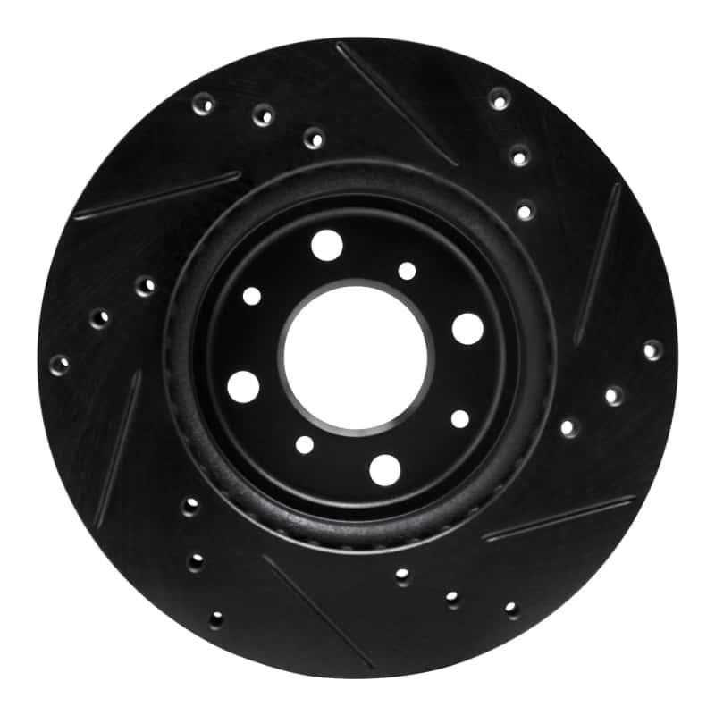 R1 Concepts — R1 15-20 Honda Fit (USA/Canada) Front Left Drilled & Slotted Black Brake Rotor
R1 Brake Rotor Drill - view 5