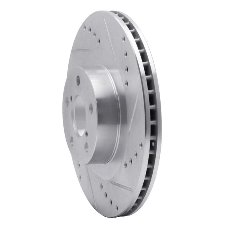 R1 Concepts — R1 01-08 Saab 9-2X Front Right Drilled & Slotted Silver Brake Rotor
R1 Brake Rotor Drill - view 2
