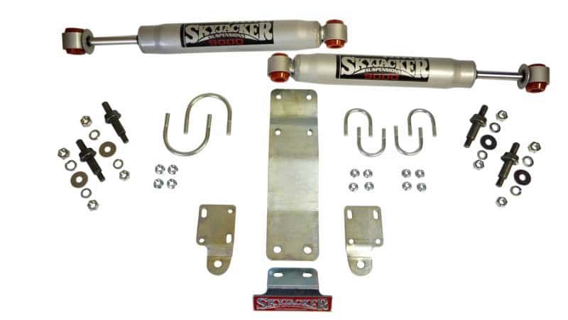 Skyjacker — Skyjacker 2007-2017 Jeep Wrangler (JK) (Use w/ OEM Tie Rods) Dual Steering Damper Kit w/ 9000 Series
Steering Damper Kit - view 1