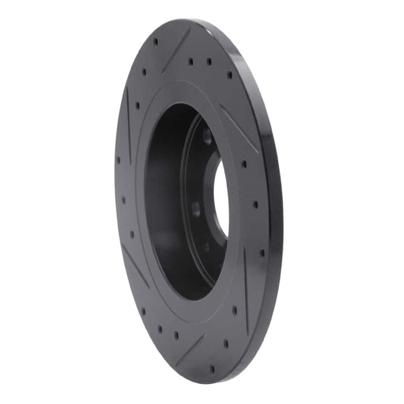 R1 Concepts — R1 11-19 Buick Verano Rear Right Drilled & Slotted Black Brake Rotor
R1 Brake Rotor Drill - view 4