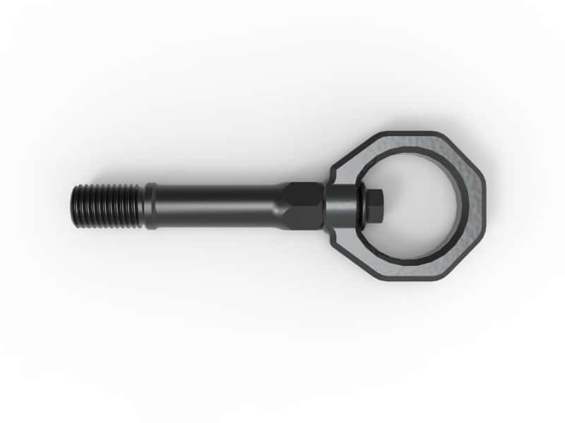 aFe — aFe CONTROL Front Tow Hook Nissan Z 23-25 V6-3.0L- Gray
Front Tow Hook - view 4