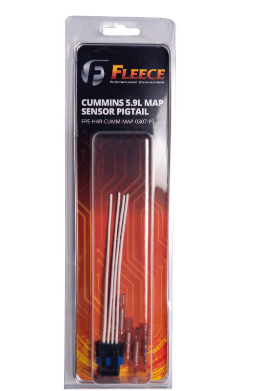 Fleece Performance — Fleece Performance 03-07 Dodge 2500/3500 Cummins 5.9L MAP Sensor Pigtail
Wiring Hrnss Cnnctr - view 4
