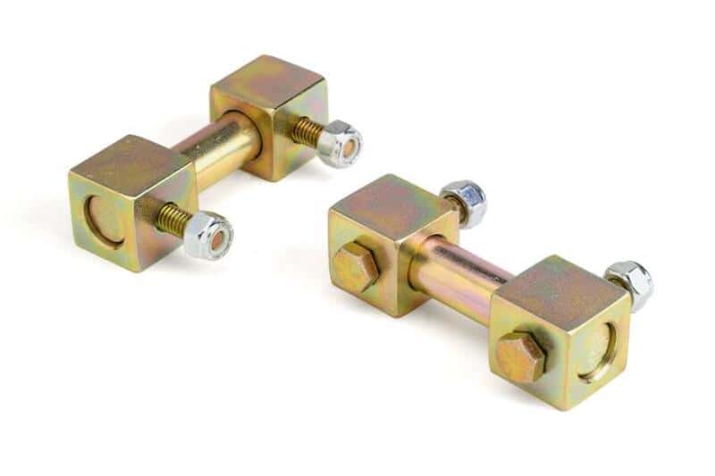 JKS Manufacturing — JKS Manufacturing Jeep Wrangler TJ/LJ Lower Shock Bar Pin Eliminator - Front - view 3