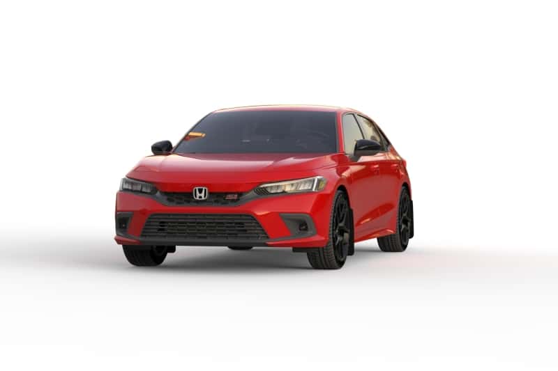 Rally Armor — Rally Armor 22-26 Honda Civic/Civic Si/Sport Black UR Mud Flap w/Red Logo
Mud Flap - view 2