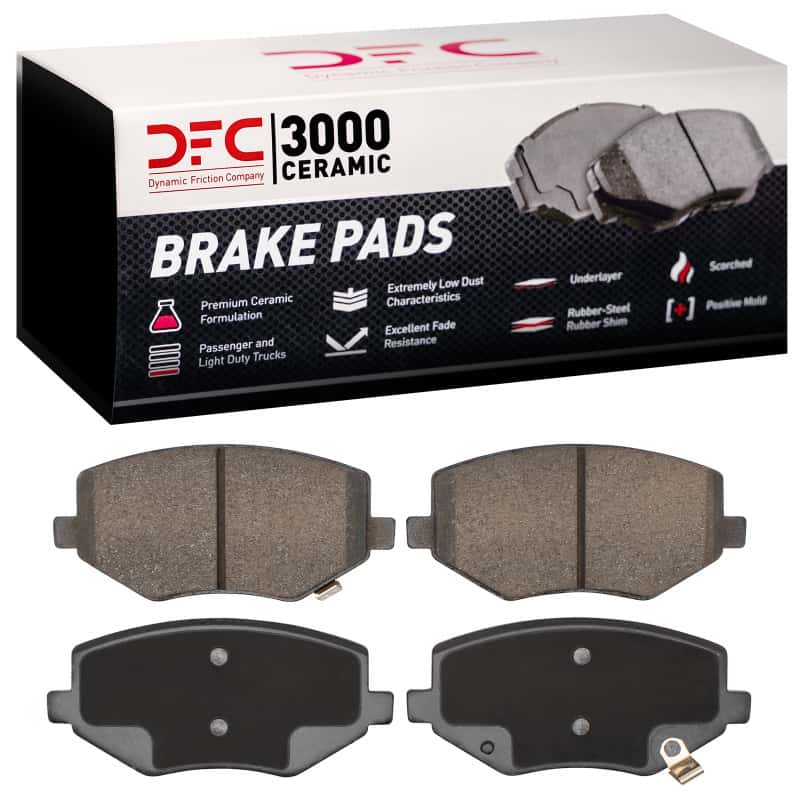 DFC — DFC 22-24 Chevrolet Groove (Mexico) Front 3000 Ceramic Brake Pads
DFC Brake Pad Set - view 1