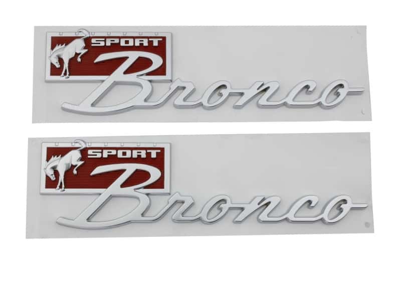 Ford Racing — Ford Racing Bronco Sport Script Fender Badge Kit
Decal - view 3