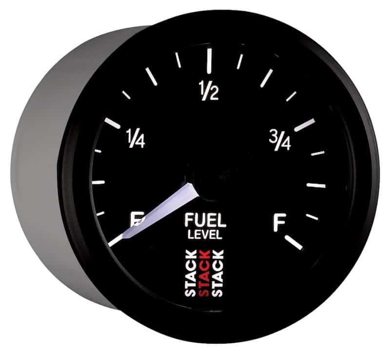 AutoMeter — Autometer Stack Instruments 52mm 0-280 Ohm Programmable Pro Stepper Motor Fuel Level Gauge - Black
Ga Fuel Stpr Bk Univ - view 6