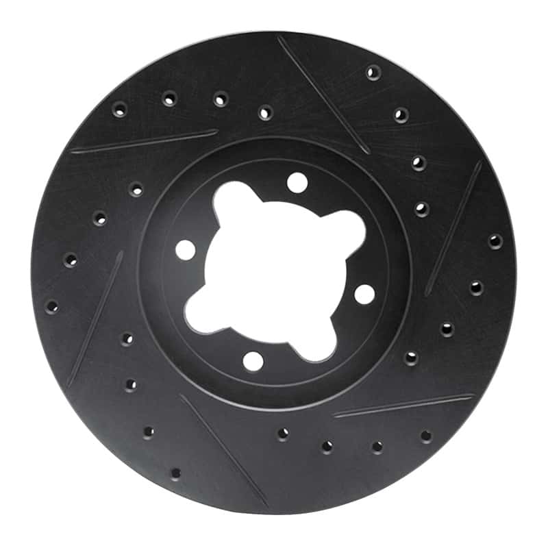R1 Concepts — R1 82-85 Toyota Celica Front Left Drilled & Slotted Black Brake Rotor
R1 Brake Rotor Drill - view 5