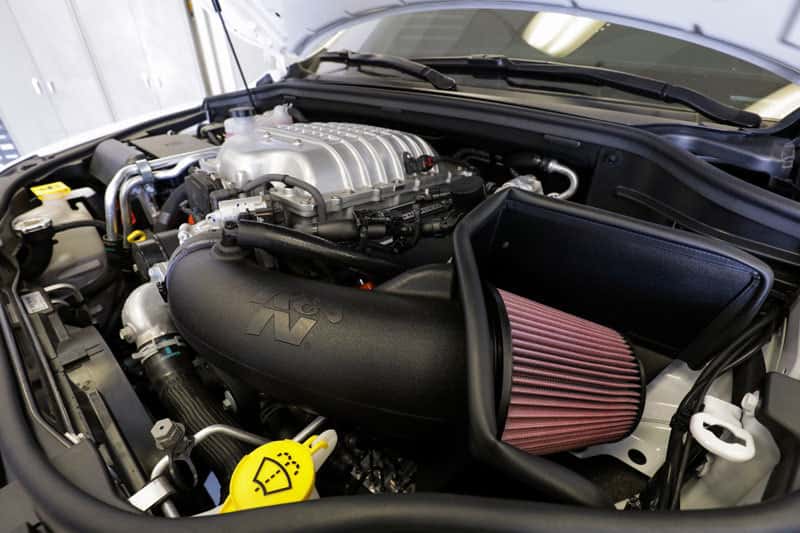 K&N Engineering — K&N 18-19 Jeep Grand Cherokee Trackhawk V8-6.2L F/I AirCharger Performance Intake
Performance Air Inta
Air Intake System - view 9