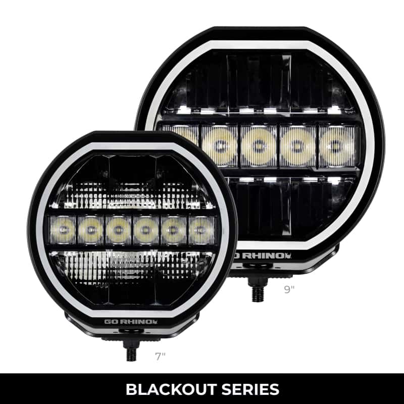 Go Rhino — Go Rhino Xplor Blackout Series Maxline LED Hi/Low Beam w/Multi DRL (Surface Mount) 9in. - Blk
BLK-Hi/LowW/MultiDRL - view 6