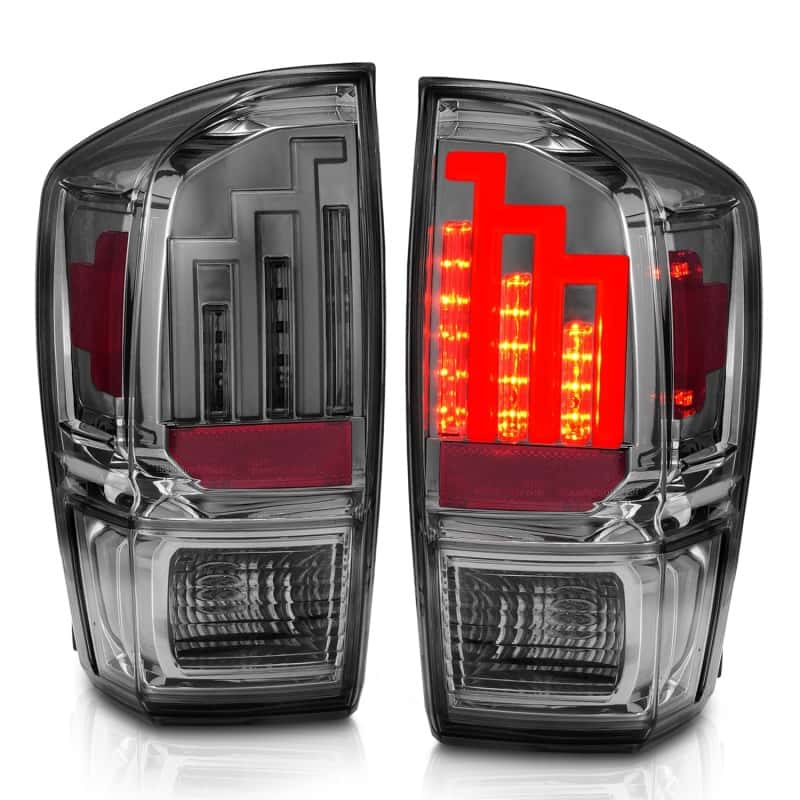 ANZO — ANZO 2016-2017 Toyota Tacoma LED Taillights Smoke
TailLightSet - view 8
