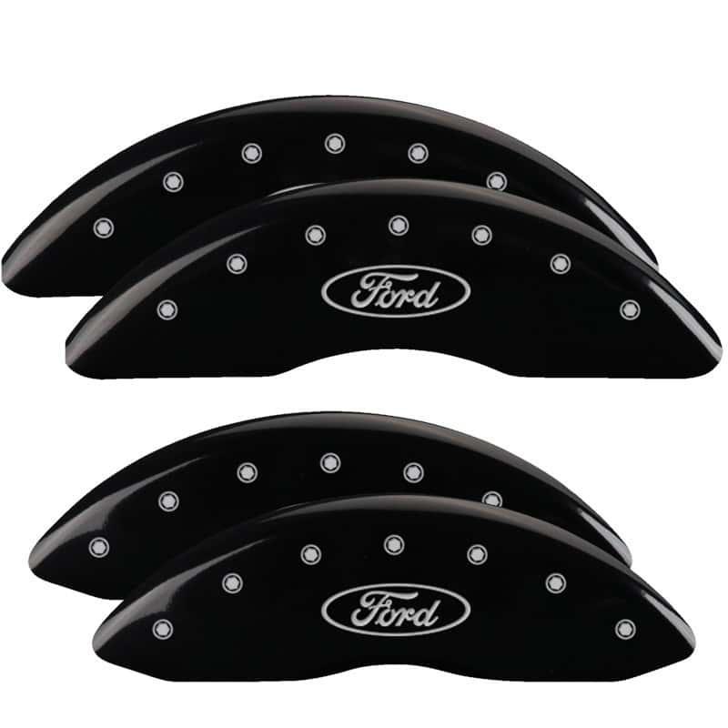 MGP — MGP 4 Caliper Covers Engraved Front & Rear Oval logo/Ford Black finish silver ch
Caliper Covers - view 1