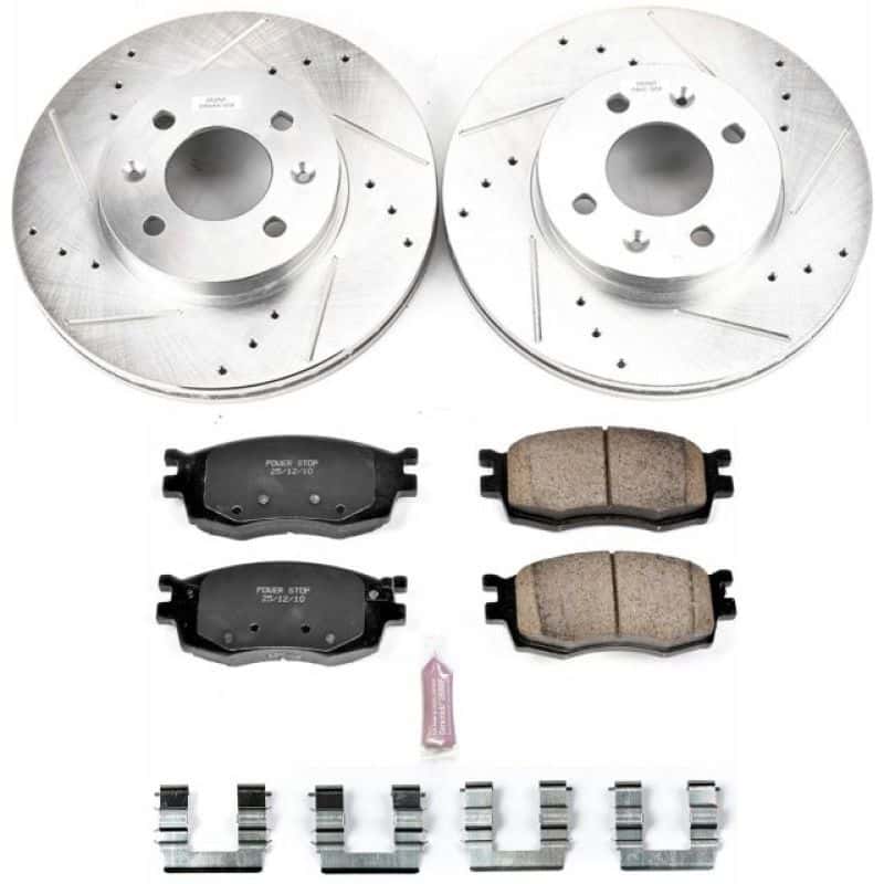 PowerStop — Power Stop 06-11 Hyundai Accent Front Z23 Evolution Sport Brake Kit - view 1