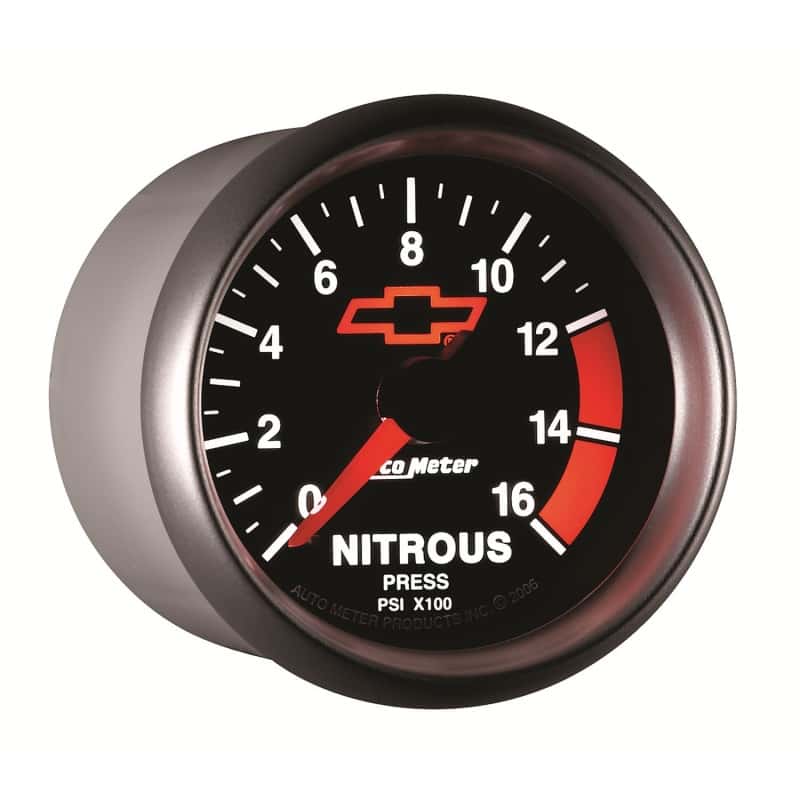AutoMeter — Autometer GM Bowtie Black 2-1/16in 0-1600 PSI Nitrous Pressure - Digital Stepper Motor
2-1/16" NITROUS, 0-1 - view 9