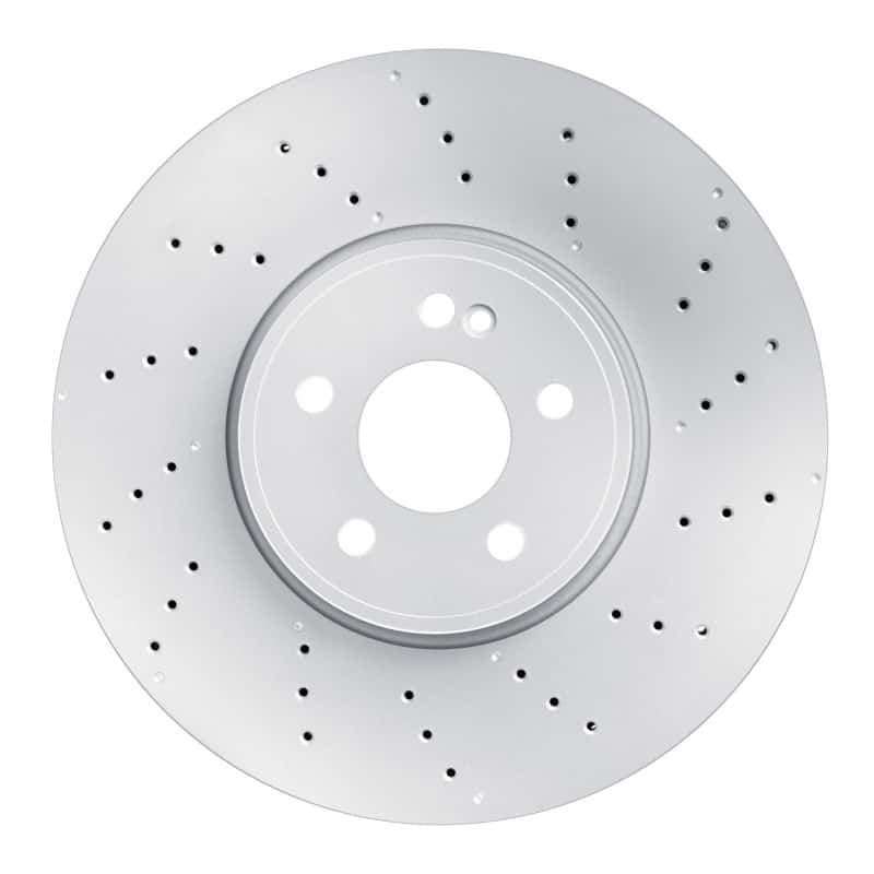 DFC — DFC 20-25 Mercedes-Benz GLA45 AMG Front Drilled Hi-Carbon Alloy Geomet Coated Rotor - view 1