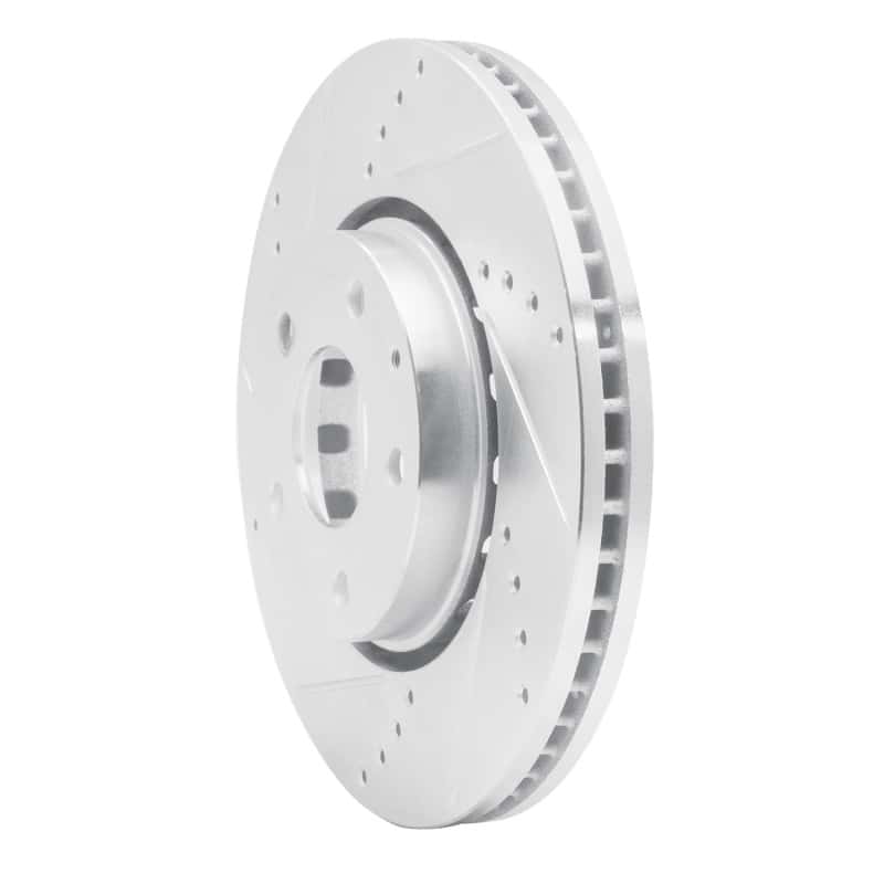 R1 Concepts — R1 16-25 Mazda CX-5 Front Left Drilled & Slotted Silver Brake Rotor
R1 Brake Rotor Drill - view 2