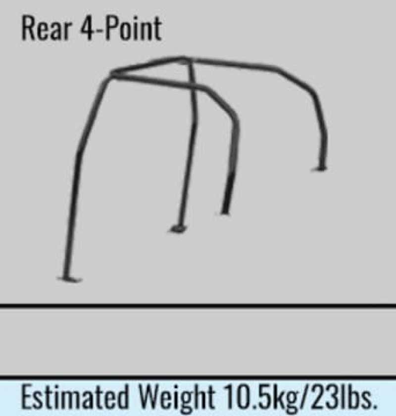 Cusco — Cusco Rollcage D1 Chromoly Blu 4Pt 02-07 Subaru Impreza 4 Dr  STi/Non-STi GD Non-SunRoof NO CANCEL - view 4