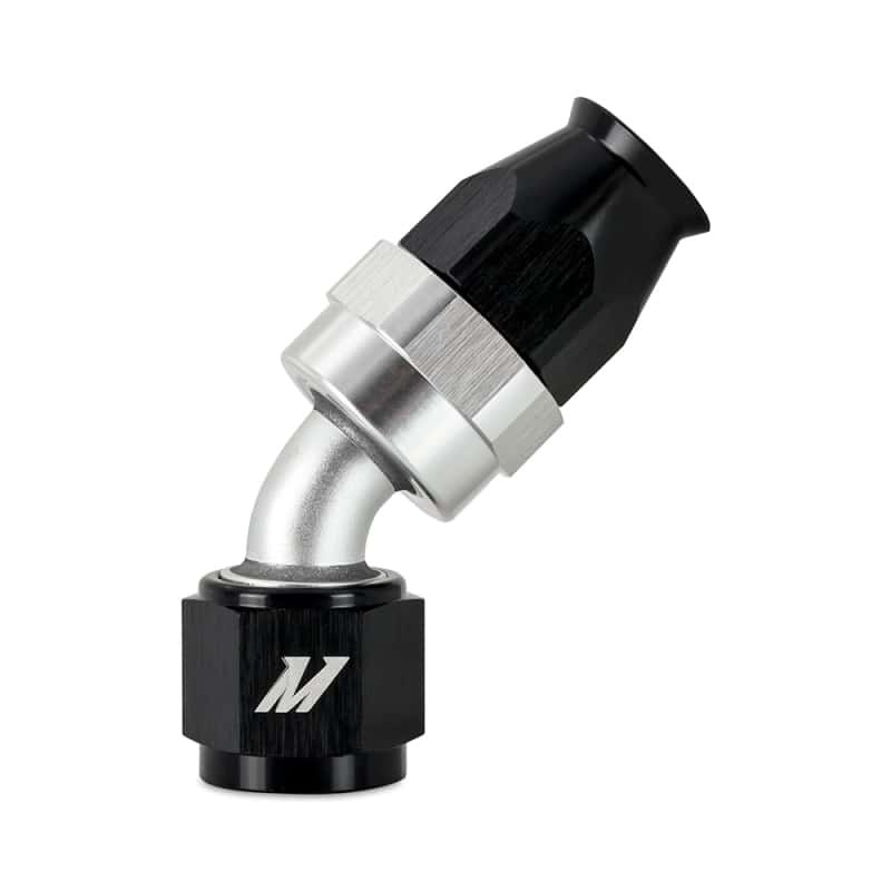 Mishimoto — Mishimoto Aluminum PTFE -8AN 45 Degree Fitting Black
Braided Line Fitting - view 1
