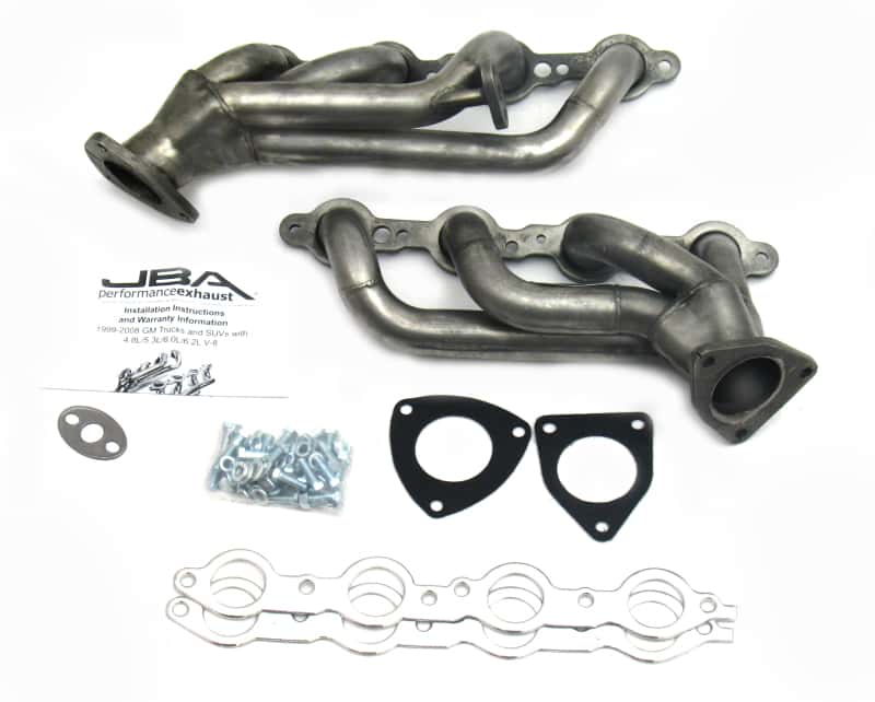 JBA — JBA 99-02 GM Truck 6.0L LS w/o A.I.R. w/EGR 1-5/8in Primary Raw 409SS Cat4Ward Header
Exhaust Header - view 1