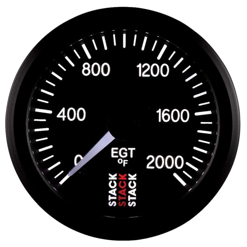 AutoMeter — Autometer Stack 52mm 0-2000 Deg F Pro Stepper Motor Exhaust Gas Temp Gauge - Black
Ga EGT Stpr B - view 4