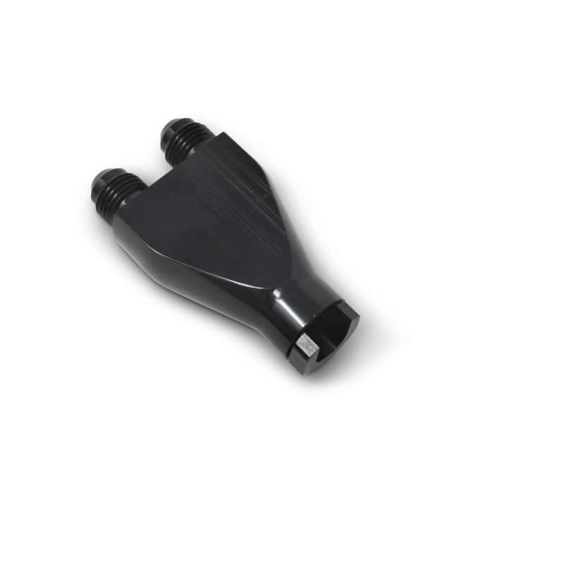 Russell — Russell Performance Billet Y-Block Adapter 3/8in SAE Quick Disconnect (2) -6AN Male Flare Black
Fuel Block - view 6