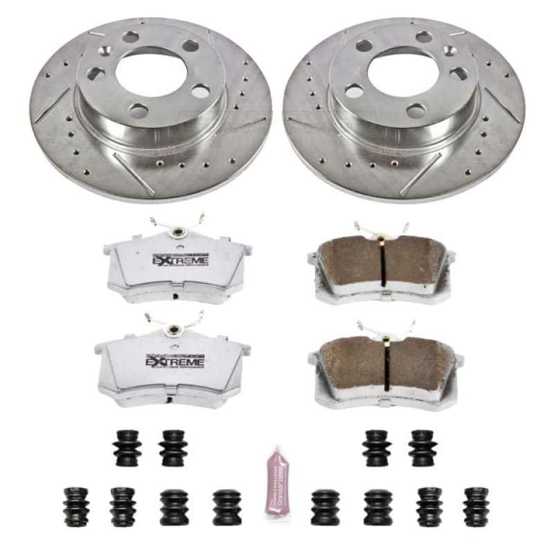PowerStop — Power Stop 98-10 Volkswagen Beetle Rear Z26 Street Warrior Brake Kit - view 1