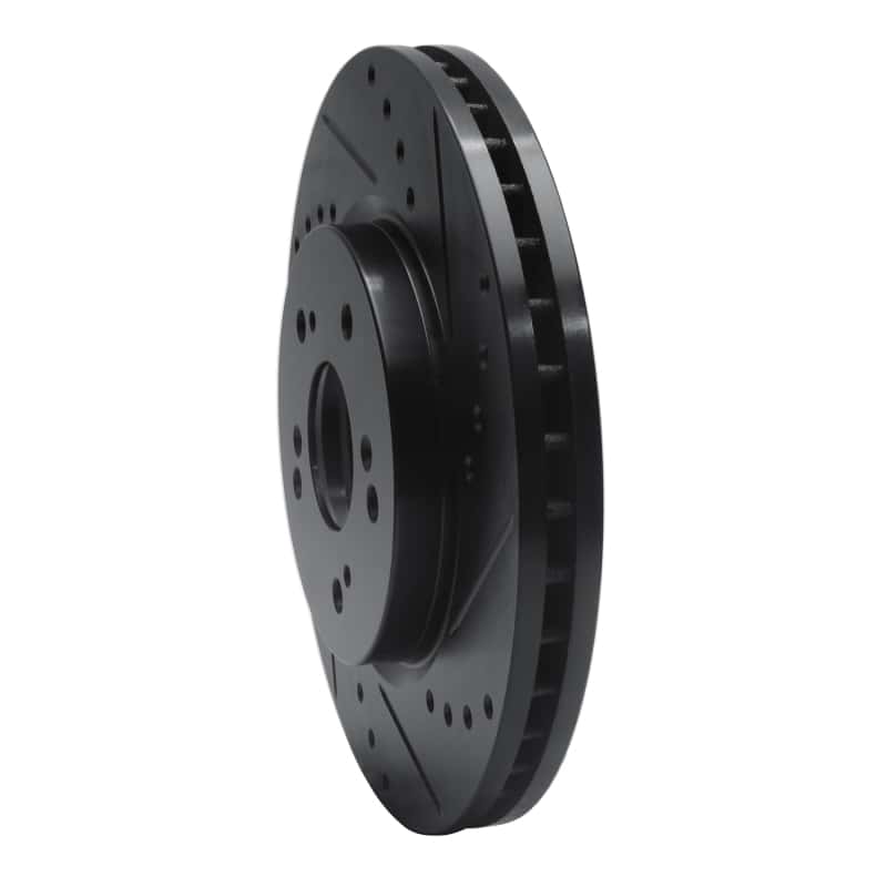 R1 Concepts — R1 07-16 Acura RDX Front Right Drilled & Slotted Black Brake Rotor
R1 Brake Rotor Drill - view 2