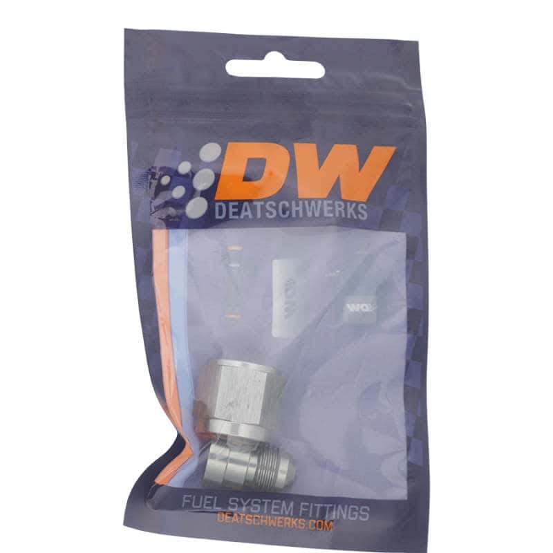 DeatschWerks — DeatschWerks 8AN Female Flare to 6AN Male Flare Reducer - Anodized DW Titanium
Lines & Fittings - view 2