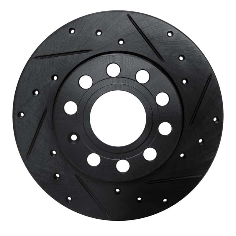 R1 Concepts — R1 05-13 Audi A3 Rear Right Drilled & Slotted Black Brake Rotor
R1 Brake Rotor Drill - view 1