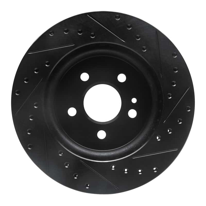 R1 Concepts — R1 98-05 Mercedes-Benz ML320 Front Left Drilled & Slotted Black Brake Rotor
R1 Brake Rotor Drill - view 5