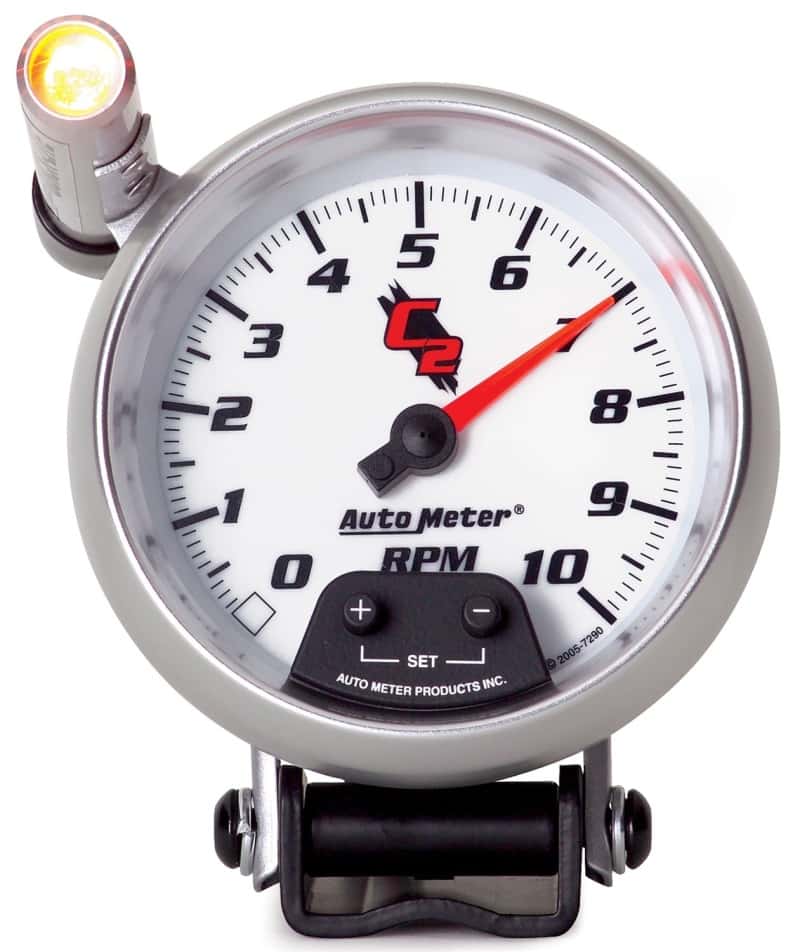AutoMeter — Autometer C2 3 3/4 inch 10000RPM In-Dash Tachometer w/ Ext. Quick-Lite
TACH 3.75" 10K MM C2 - view 1